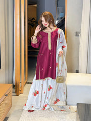 Zara Shahjahan Silk – Premium 3 Piece Unstitched Silk Suit Hit Code