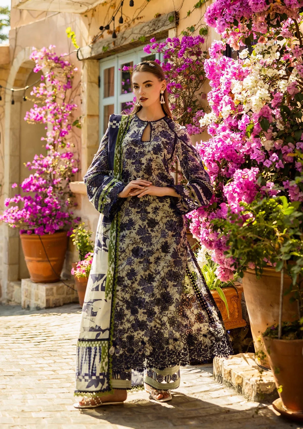 ILF Premium Printed Lawn 03 PC Unstitched Suit-2217-A