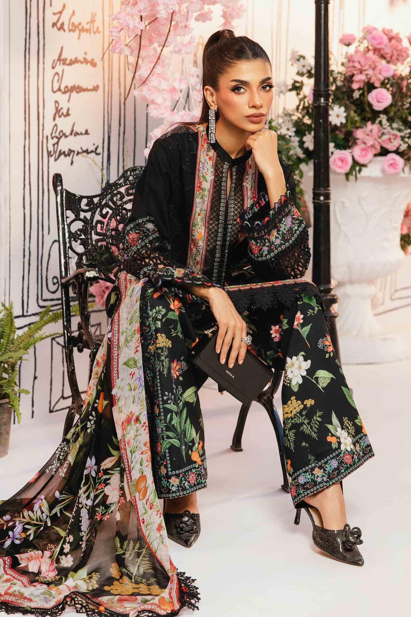 Maria B Premium Digital Lawn Collection 2026 – 3 Piece Unstitched Suit