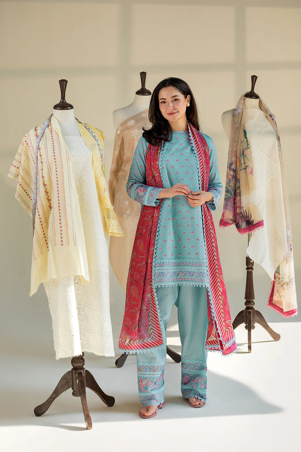 Sobia Nazir Eid Elegance – Premium 3PC Lawn Unstitched Suit Edition-E11