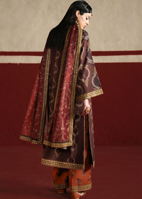 Humjoli Noor Festive Lawn ’26 3PC Unstitched Premium Lawn Suit-E22