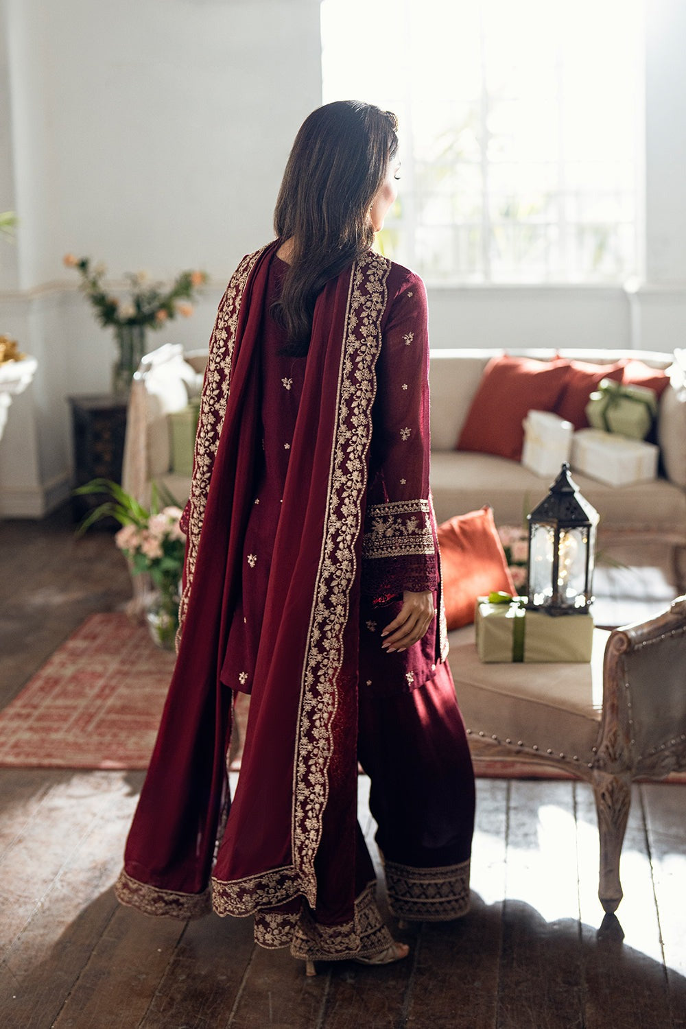 Rangzaib “Eid Noor” Luxury Embroidered 3PCS Suit – Festive Edition