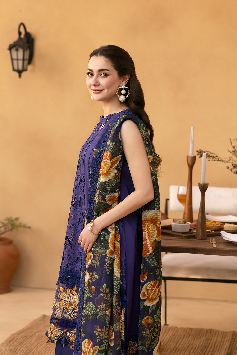 SR Premium Embroidered Lawn Unstitched Suit-2212-A