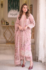 Aneela Lawn Elegance 2026 – Luxury 3PC Unstitched Suit Edition-A111