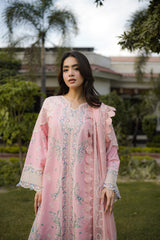Rangzaib Noor – Fancy Lawn Eid Edit 
3PC unstitched premium lawn suit-E012