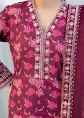 Premium Summer Lawn Collection 2026 – 3 Piece Embroidered Suit- S12