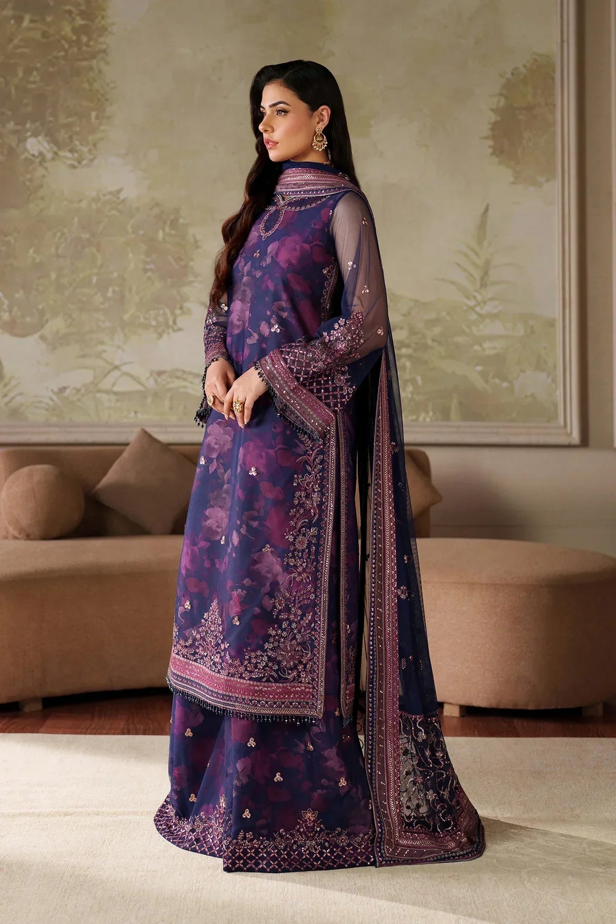 SN Eid ul Azha Premium Lawn Suit – 3PC Unstitched Digital Printed