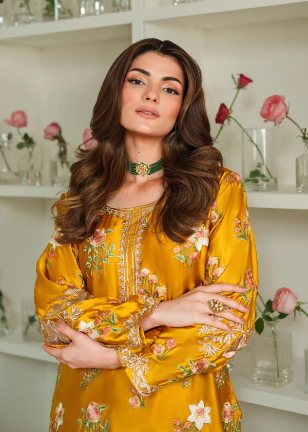 Zainab Chottani Silk 2026 – Premium 3 Piece Unstitched Embroidered Silk Suit