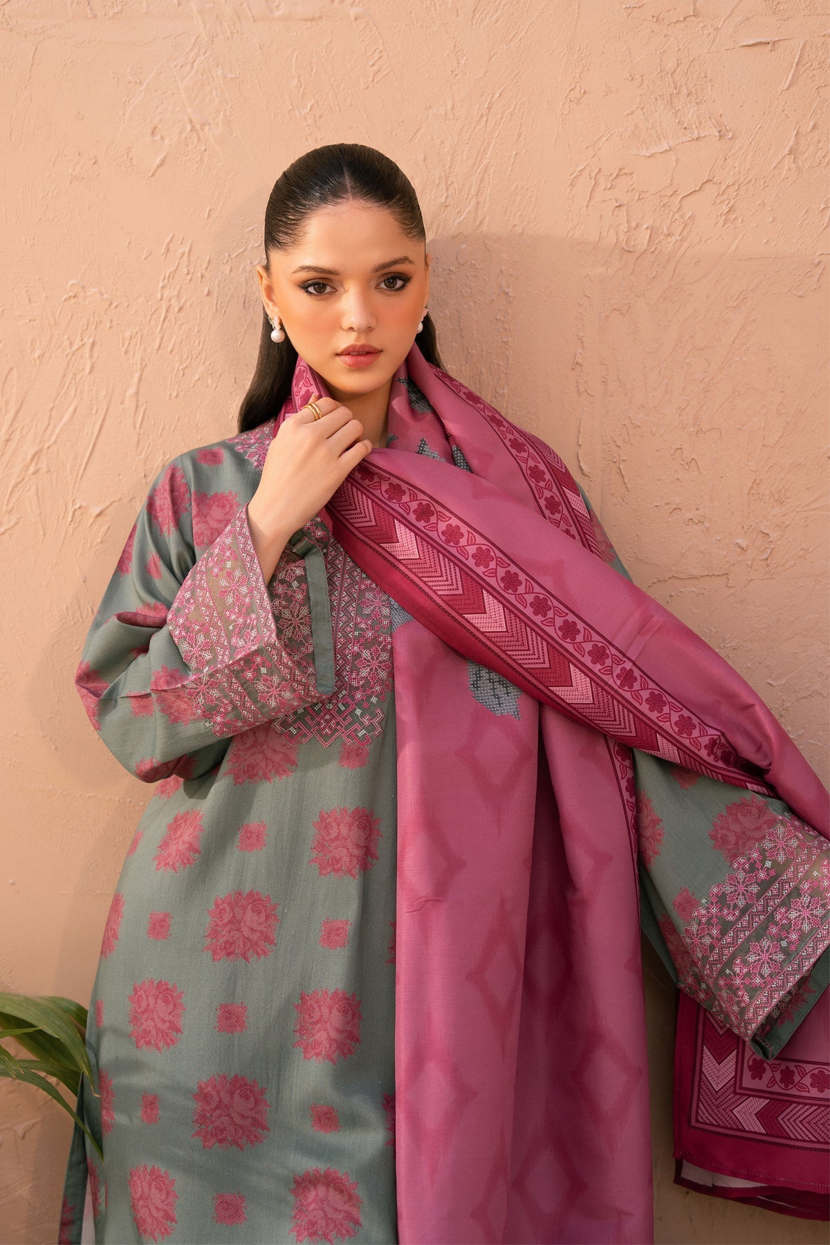 Grace Digital Lawn Unstitched Suit-2211-A
